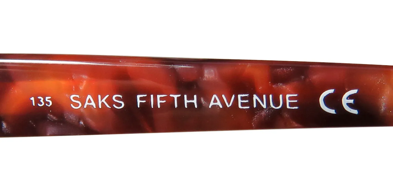 Saks Fifth Avenue 263 ed4 Eyeglasses Copper 54mm Women 7