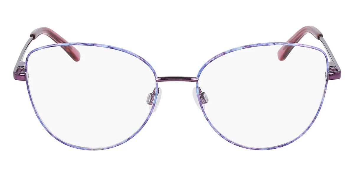 Bebe BB5207 501 Eyeglasses Plum Floral 51mm Women 2