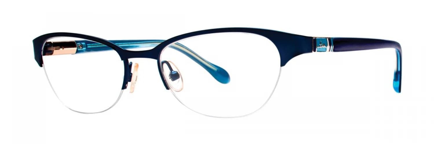 Lilly Pulitzer Mccoy Eyeglasses Dark Gunmetal 48mm Women