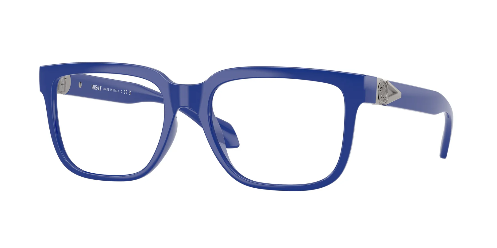 Versace 0VE3377U 5450 Eyeglasses Blue 55mm Men