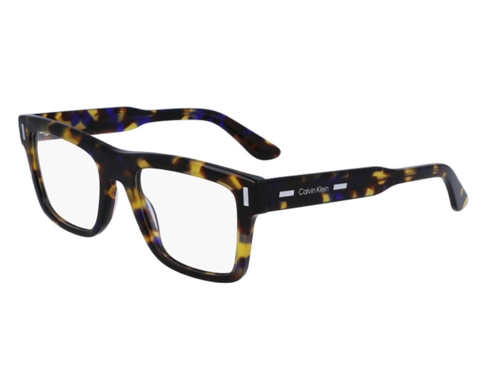 Calvin Klein CK23519 218 Eyeglasses Brown Blue Havana 52mm Men