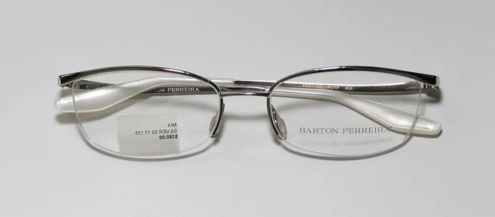 Barton Perreira Mia sil/ivp Eyeglasses Shiny Silver 53mm 2