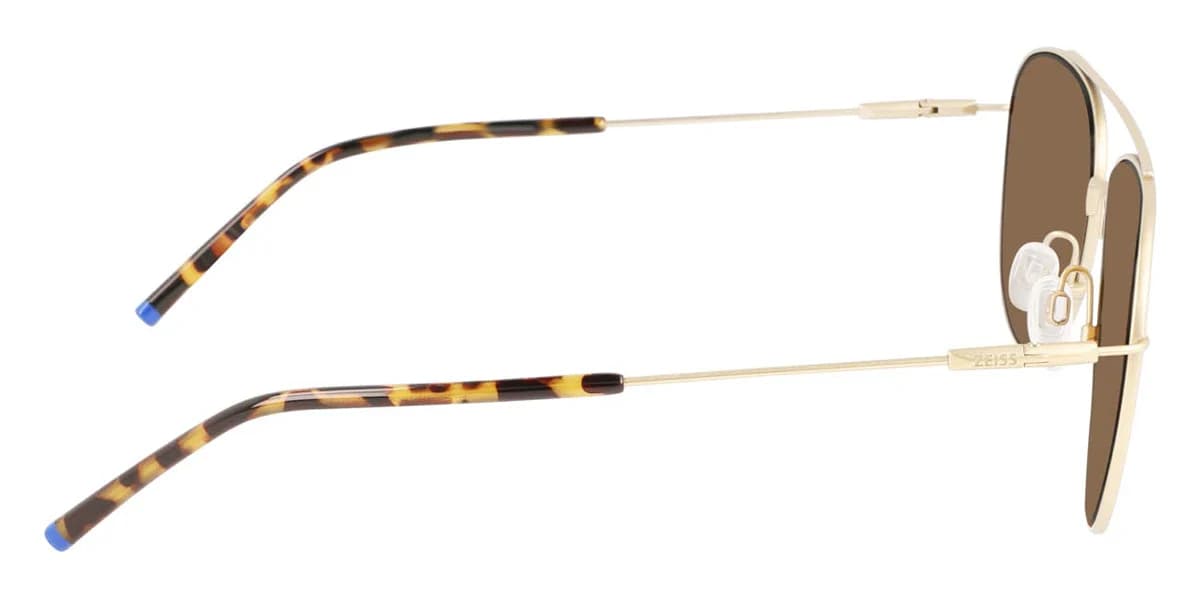 Zeiss ZS22107SP 717 Sunglasses Satin Gold 59mm Men 5