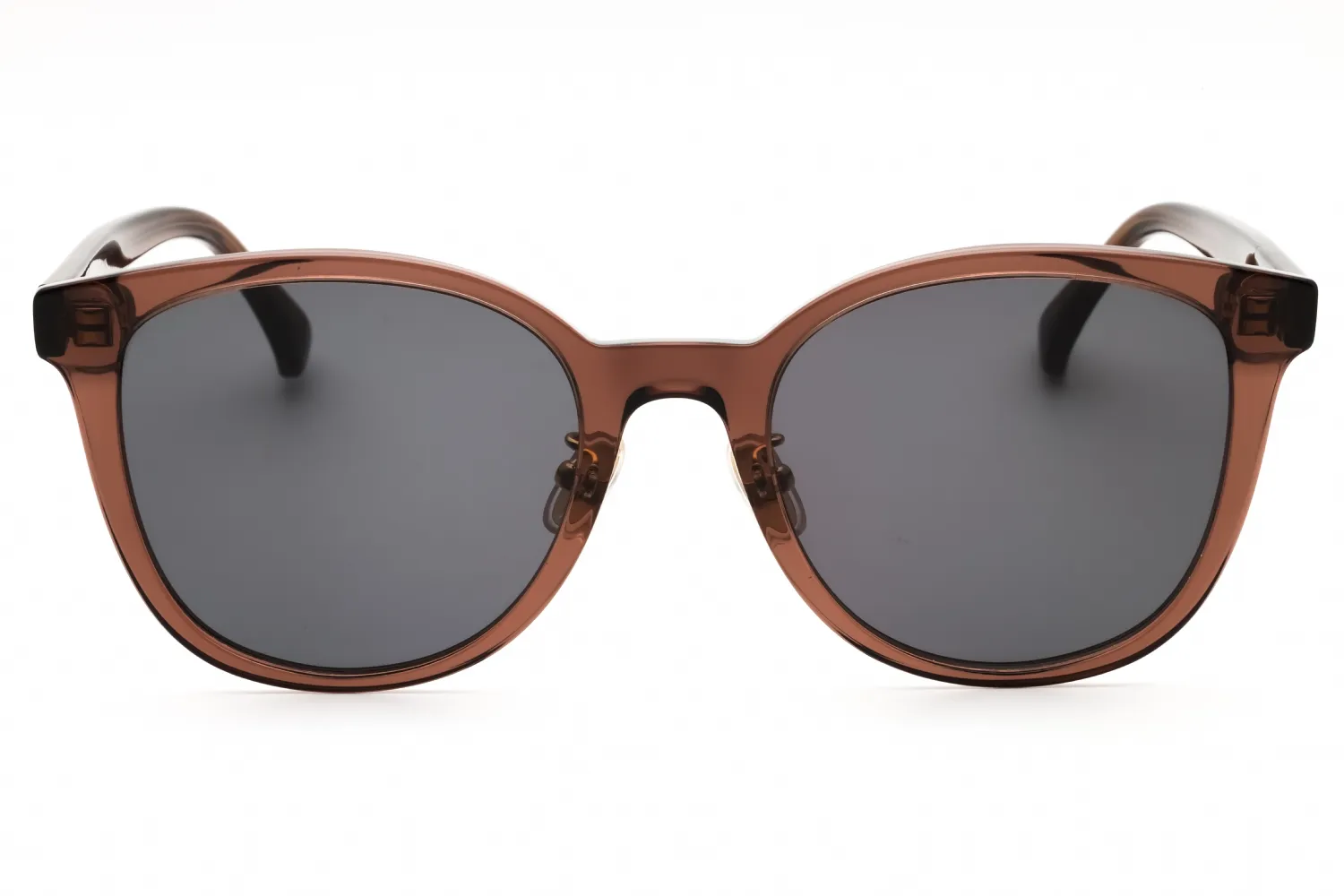 Max Mara MM0105-K 48A Sunglasses Shiny Dark Brown 55mm Women 2