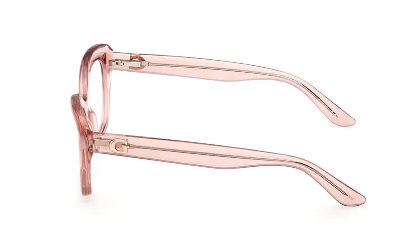 Guess GU50225 072 Eyeglasses Shiny Pink 51mm Women 3