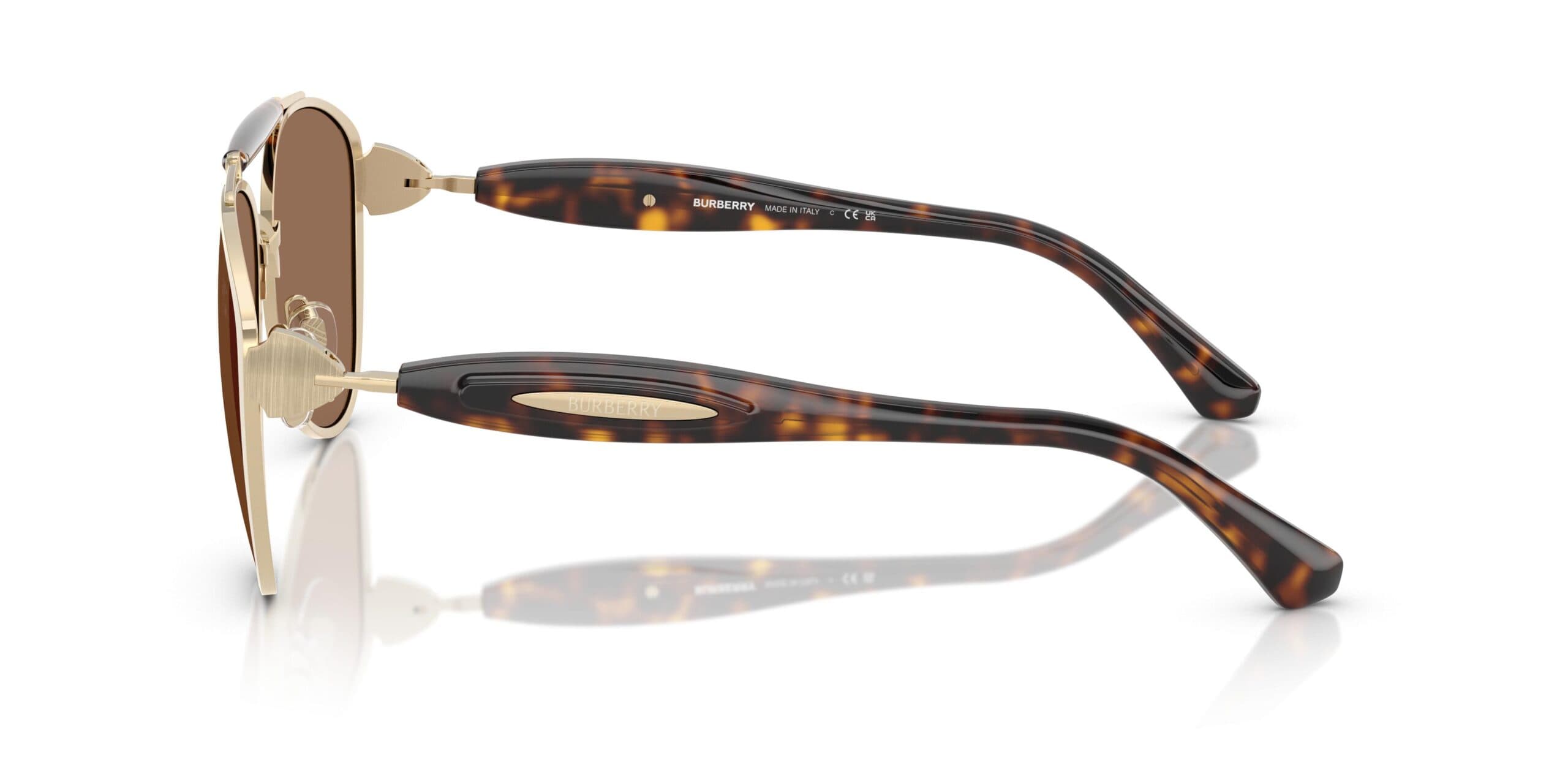 Burberry 0BE3160 110973 Sunglasses Light Gold 61mm Women 2