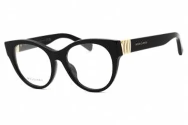 Bvlgari BV50048I TUBOGAS 001 Eyeglasses Shiny Black 52mm