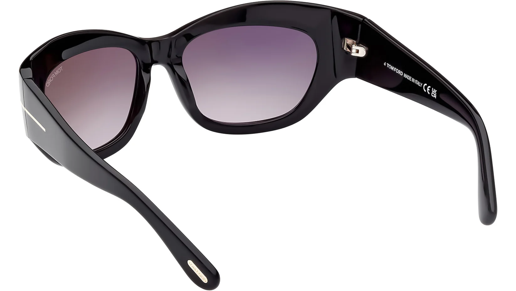 Tom Ford Brianna FT1065 01B Sunglasses Shiny Black Women 3