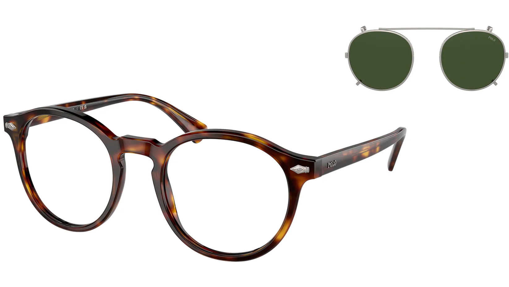 Polo Ralph Lauren 0PH4218F 613771 Eyeglasses Bright Brown Tortoise 51mm Men