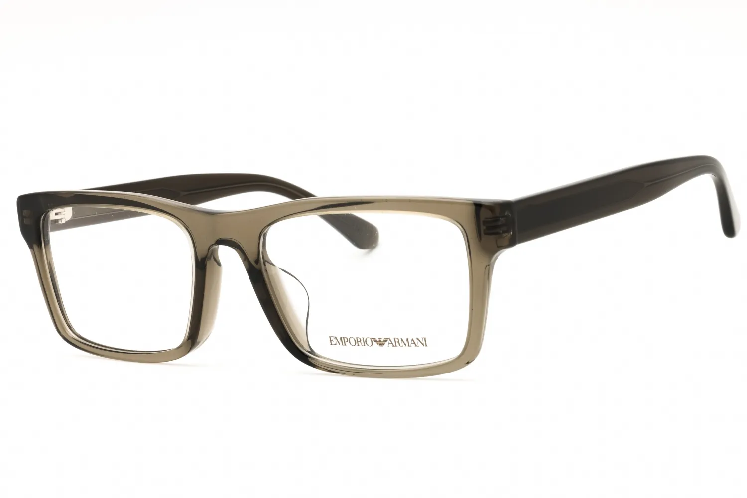 Emporio Armani 0EA3254F 6249 Eyeglasses Shiny Transparent Grey 54mm Men