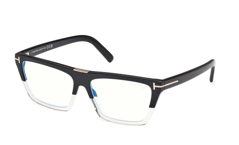 Tom Ford FT5912B 005 Eyeglasses Black 57mm Women