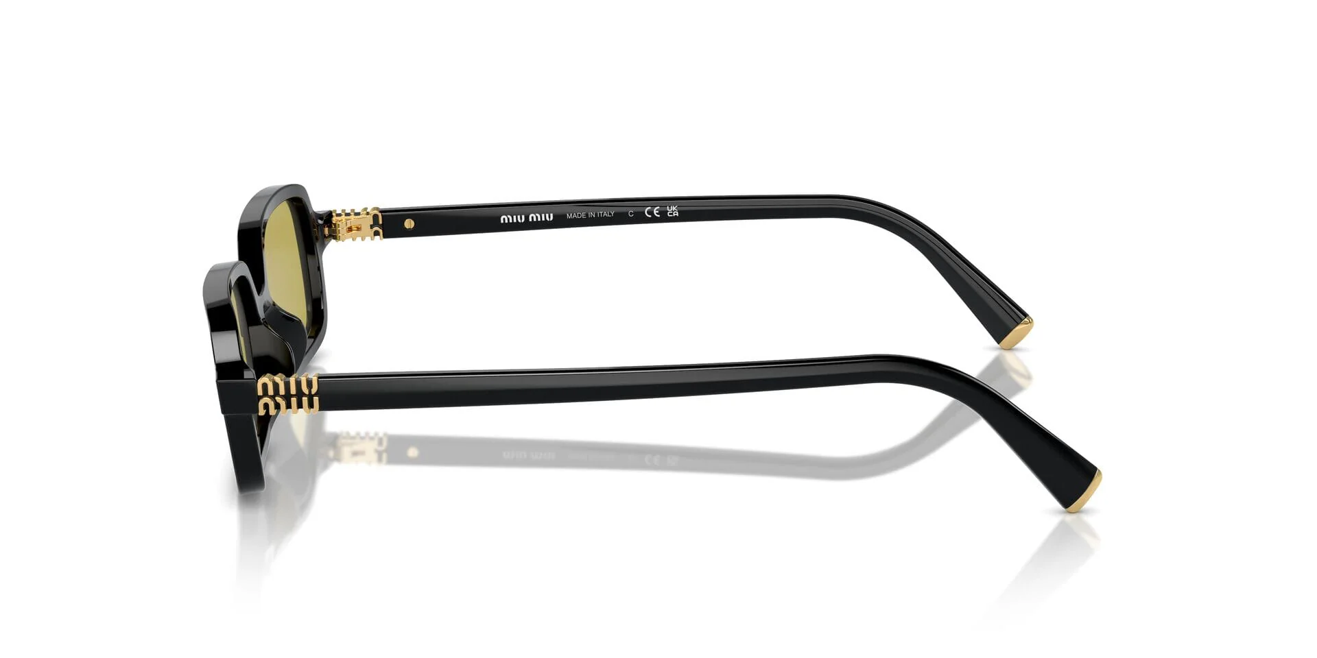 Miu Miu MU 11ZSF 16K07O Sunglasses Black 52mm Women 3