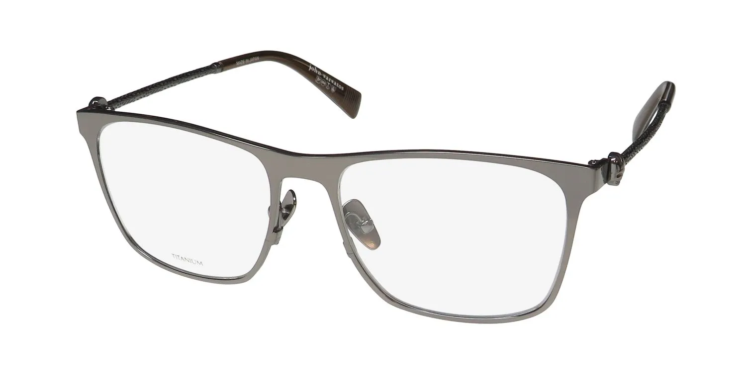John Varvatos V182 gunmetal Eyeglasses Gunmetal 55mm