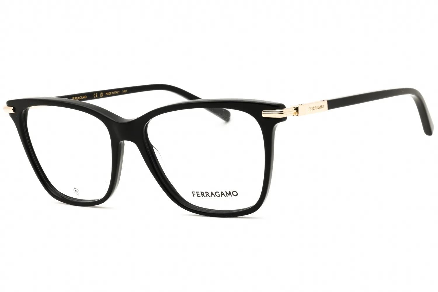 Salvatore Ferragamo SF3013 001 Eyeglasses Black 53mm Women