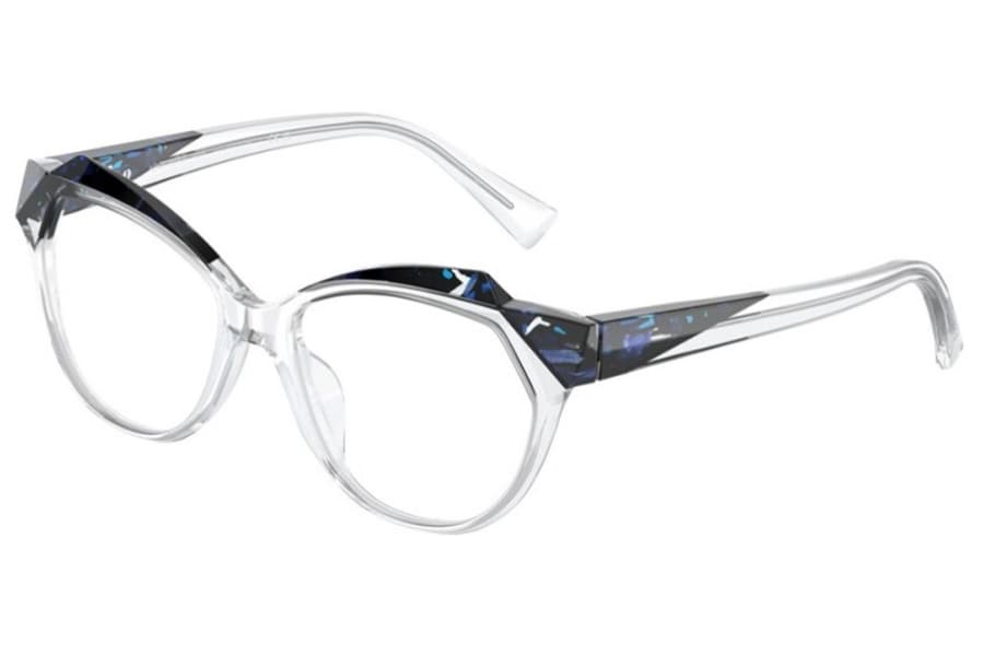 Alain Mikli A03153 003 Eyeglasses Crystal Black 53mm Women