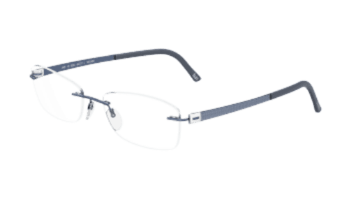 Silhouette 5452 40 6059 TITAN ACCENT 4496 Eyeglasses Blue 17mm Women