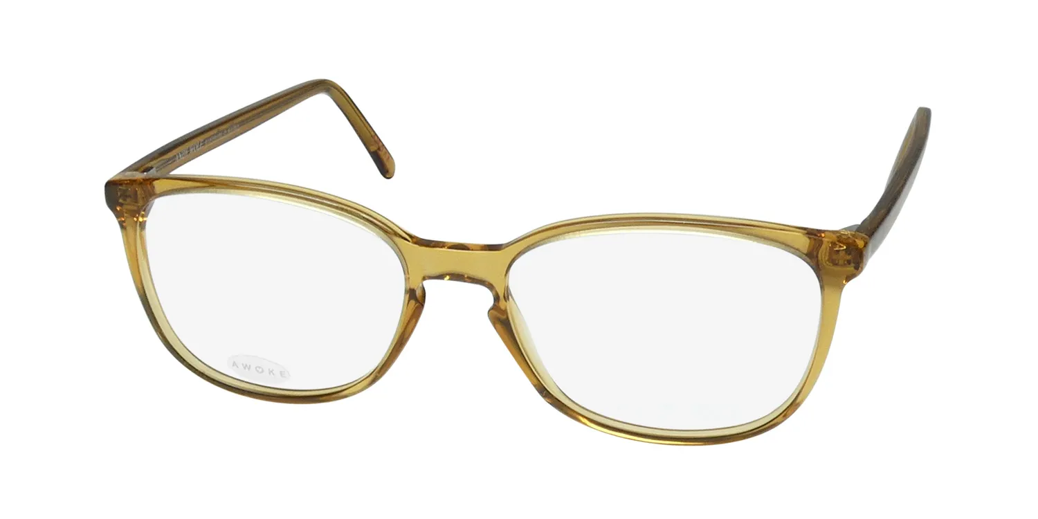 Andy Wolf 4556 q Eyeglasses Brown Crystal 52mm Unisex
