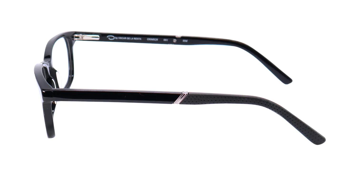 Oscar de la Renta Osm 828 001 Eyeglasses Black 50mm 4