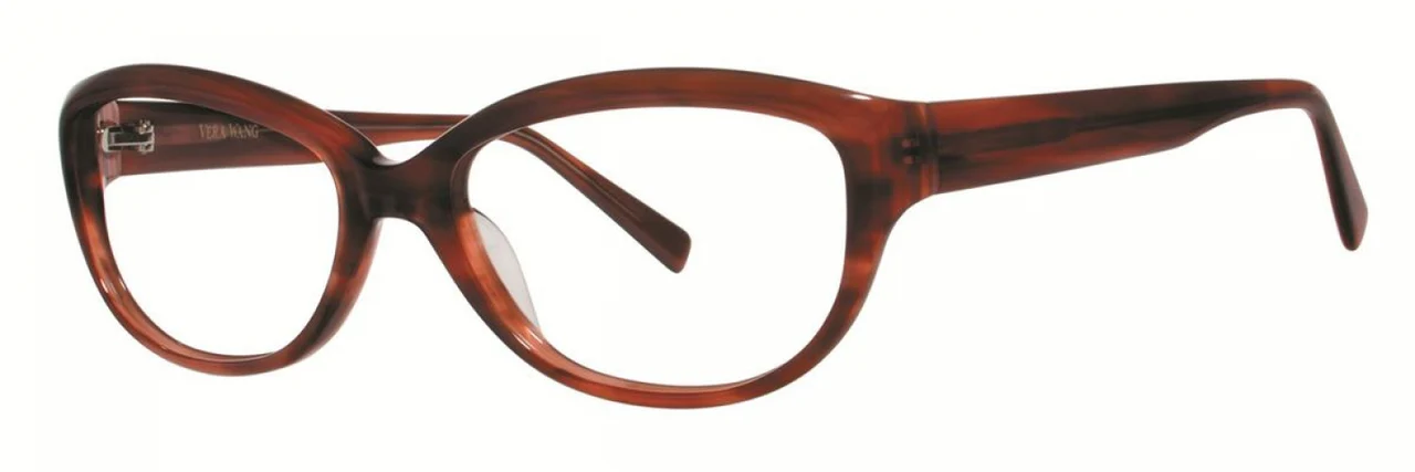 Vera Wang Sasha Eyeglasses Sunset Tortoise 53mm Women