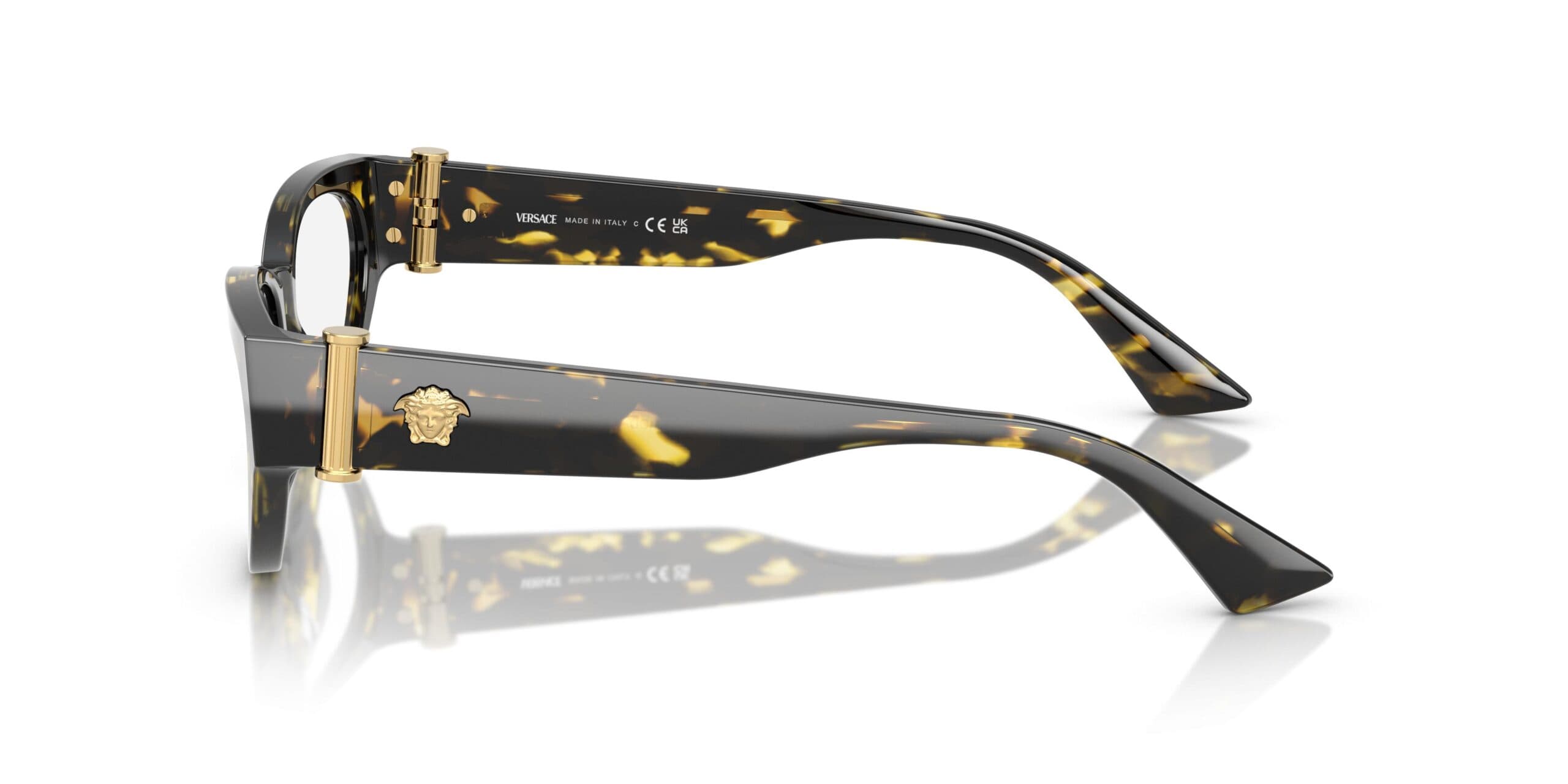 Versace 0VE3366F 5428 Eyeglasses Tortoise 55mm Women 3