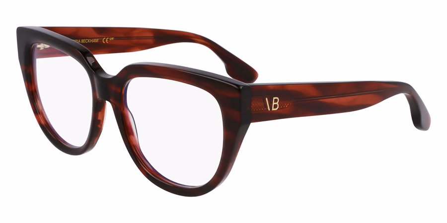Victoria Beckham VB2674 618 Eyeglasses Striped Red 53mm Women