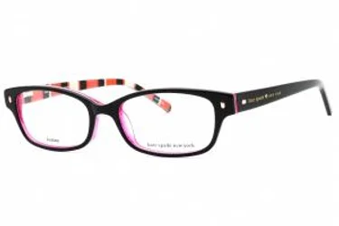 Kate Spade Lucyann Us 0X78 00 Eyeglasses Black Pink Striped 49mm