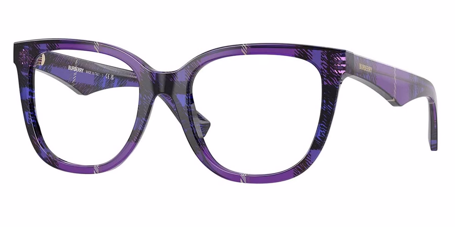 Burberry 0BE2415 4113 Eyeglasses Checkered Violet 51mm Women