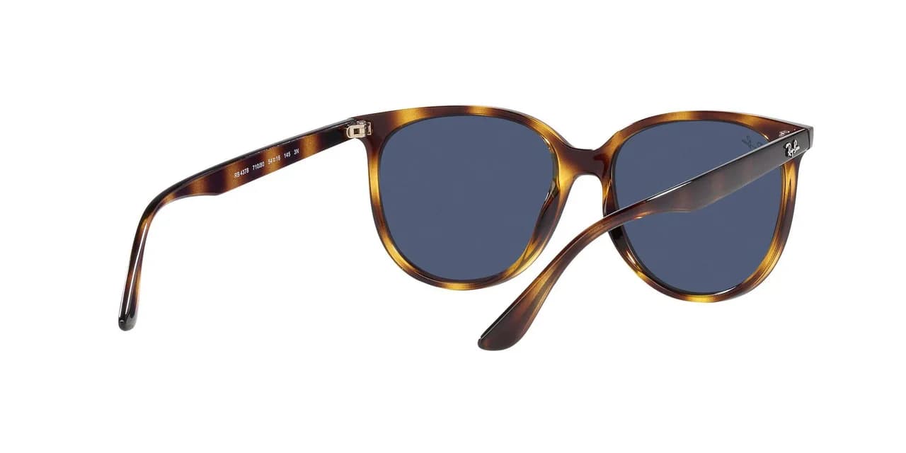 Ray-Ban RB4378F 71080 Sunglasses Brown 54mm Women 2