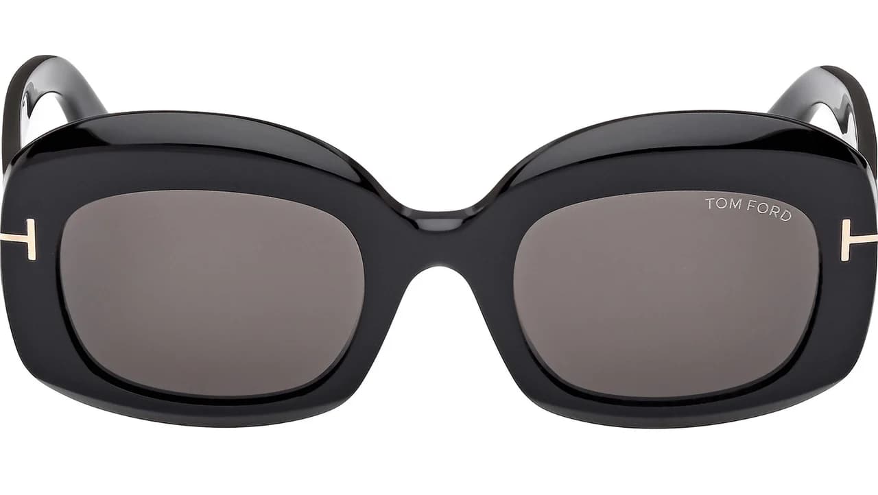 Tom Ford FT1219 01A Sunglasses Shiny Black 53mm Women 2