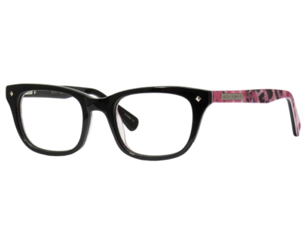 Betsey Johnson KILLER Eyeglasses Pink Tortoise 47mm Kids
