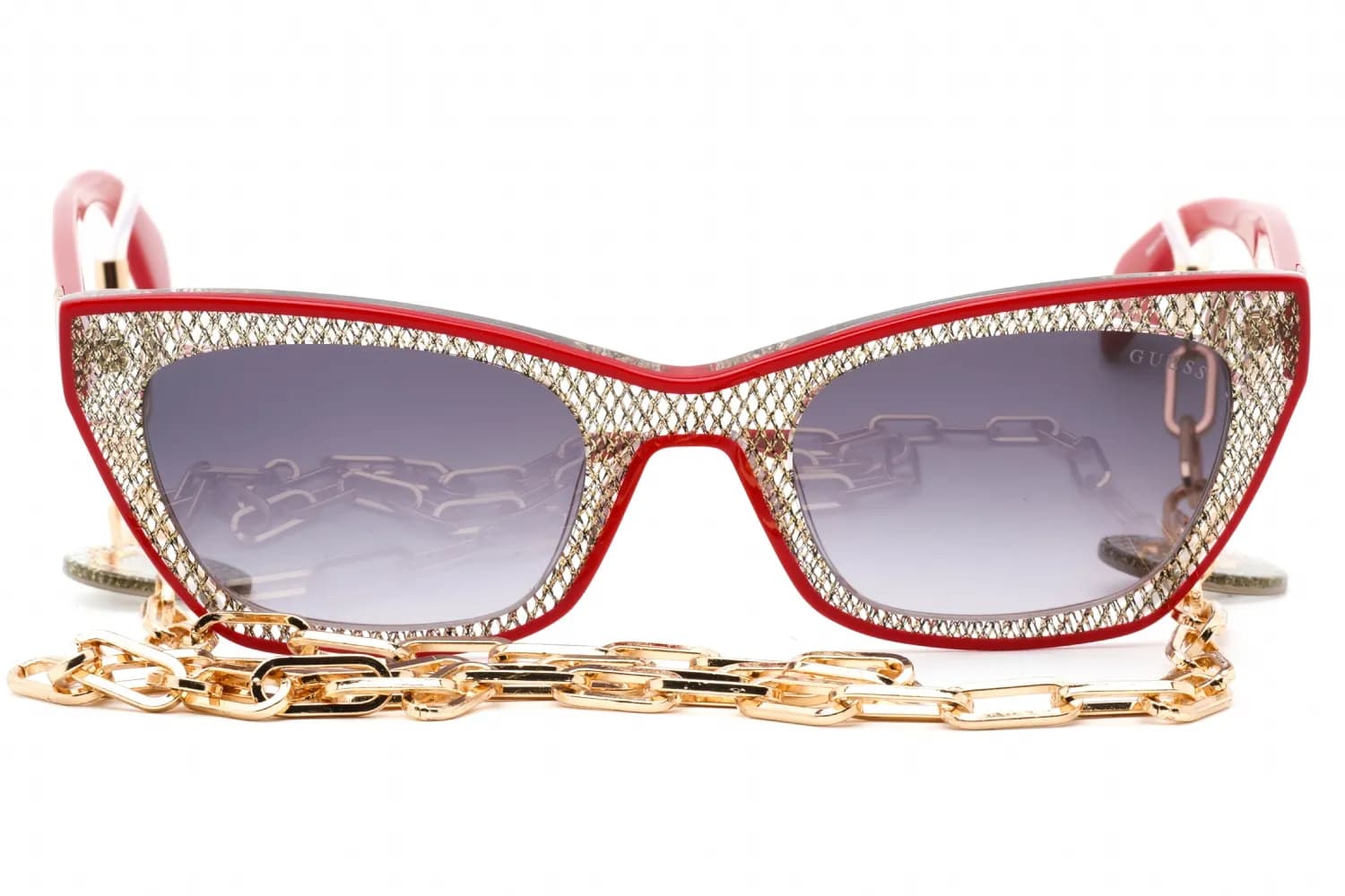 Guess GU7873 69B Sunglasses Shiny Bordeaux 53mm Women 2