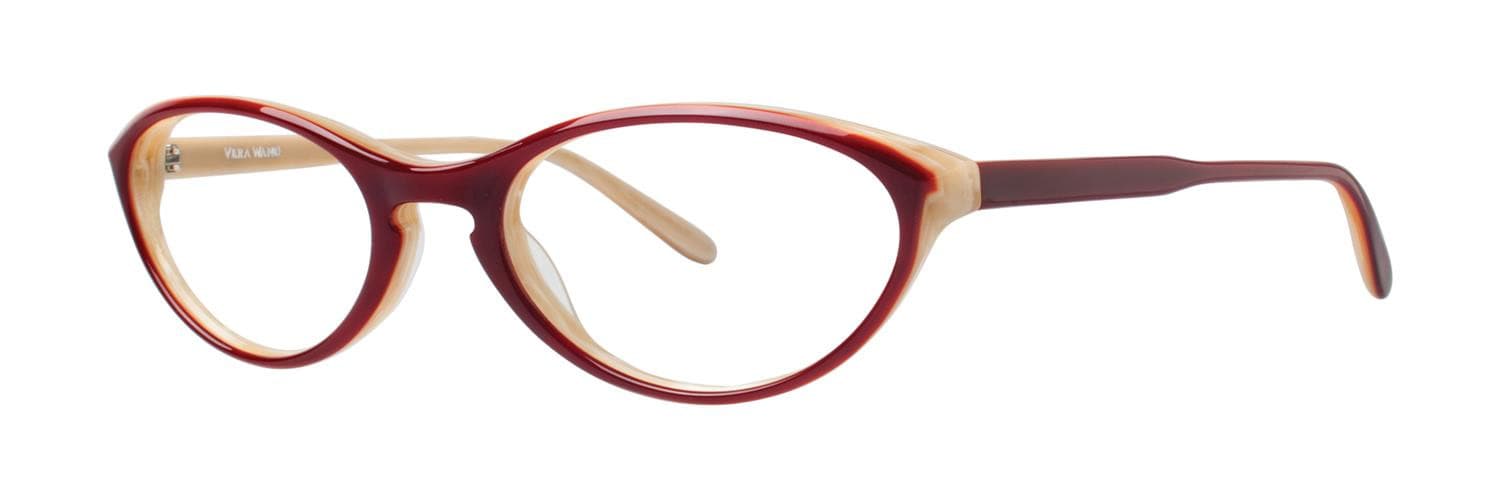 Vera Wang V356 Eyeglasses Burgundy 51mm Women