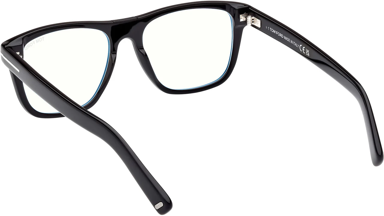 Tom Ford FT5902B 001 Eyeglasses Shiny Black 54mm Men 3