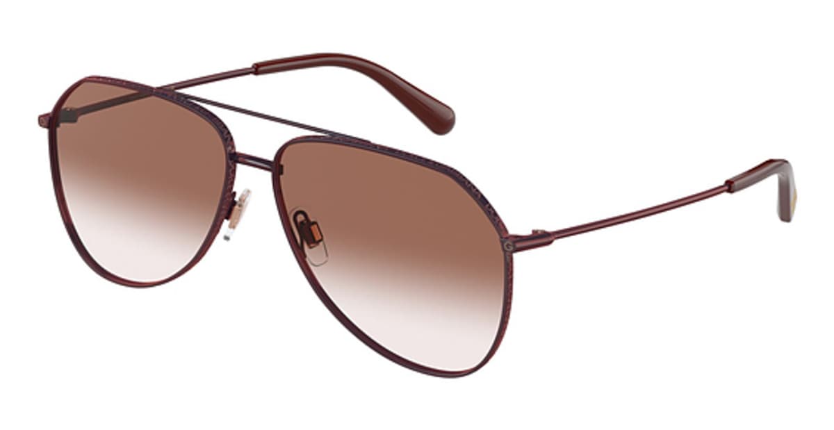 Dolce &amp; Gabbana DG2244 Sunglasses Matte Bordeaux 59mm Women