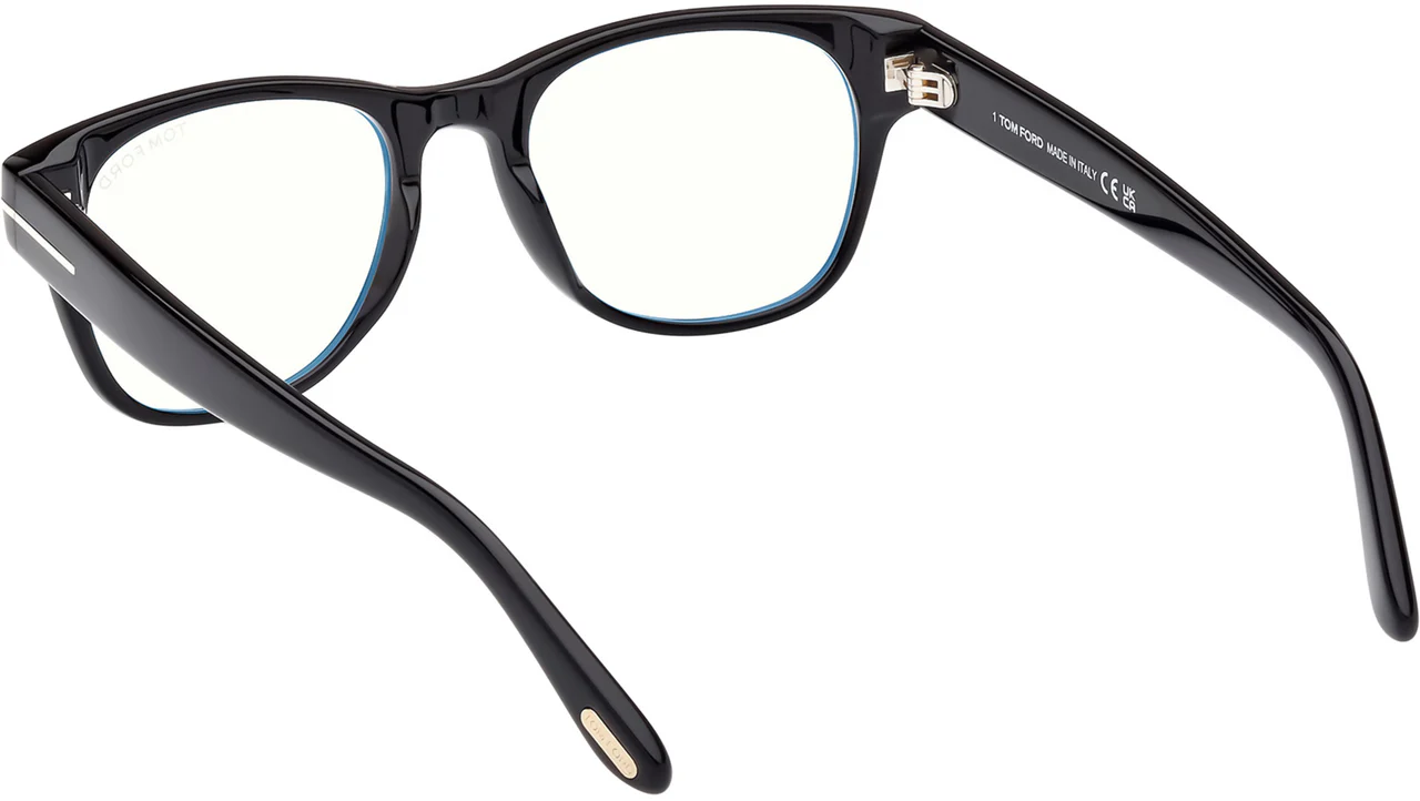 Tom Ford FT5898B 001 Eyeglasses Shiny Black 52mm Men 3