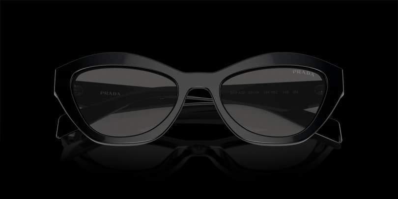 Prada SPRA02F 16K08Z Sunglasses Black 52mm Women 5