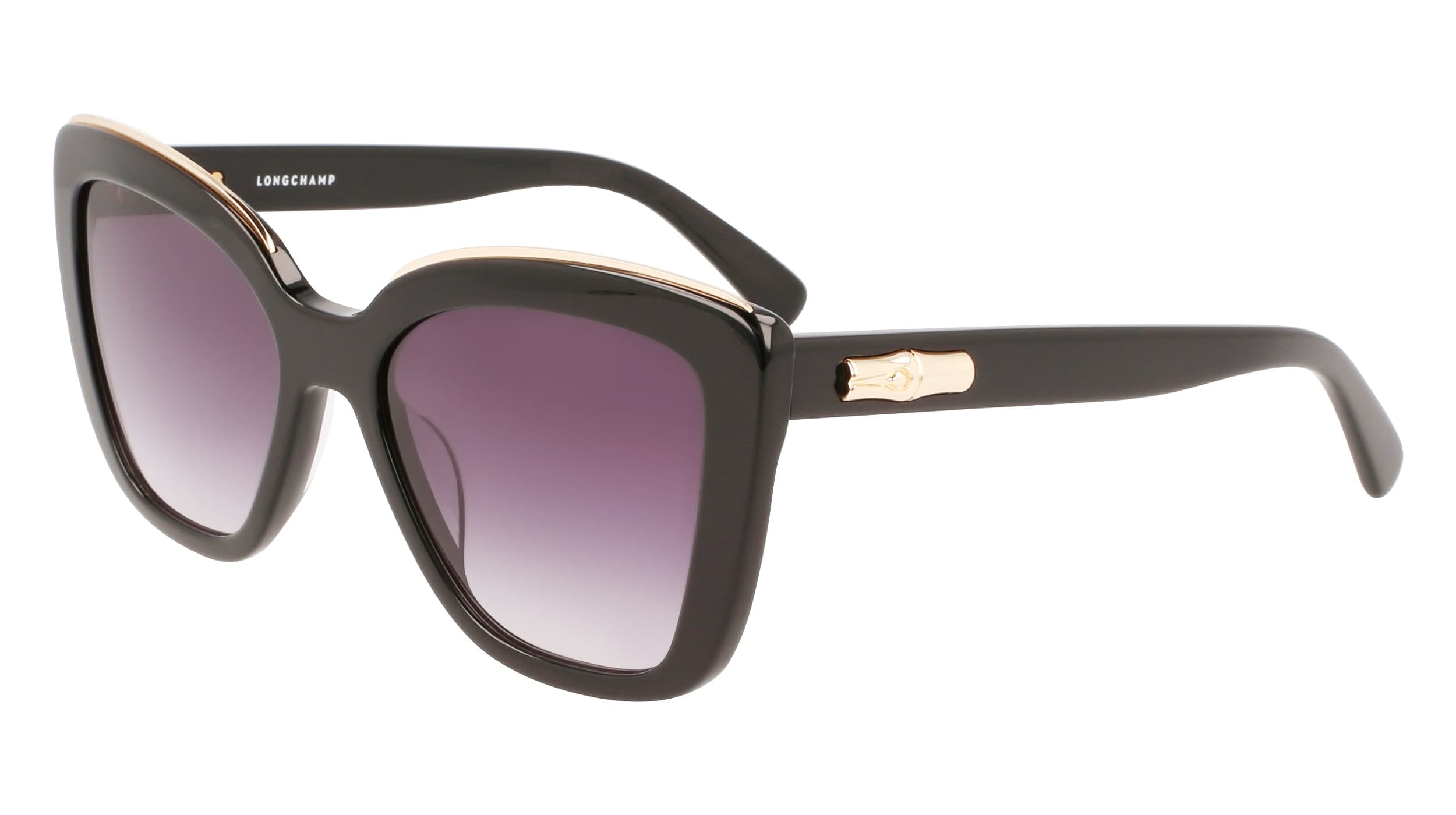 Longchamp LO692S 001 Sunglasses Black 53mm Women