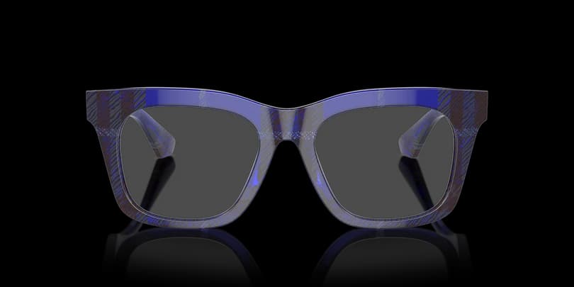 Burberry 0BE2407 4114 Eyeglasses Checkered Blue 51mm Women 2