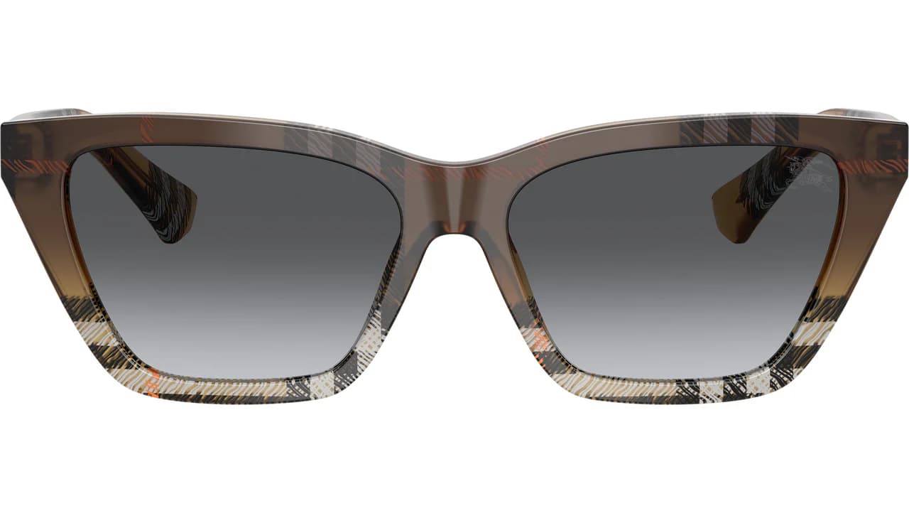 Burberry 0BE4468 4202T3 Sunglasses Check Sand 54mm Women 2