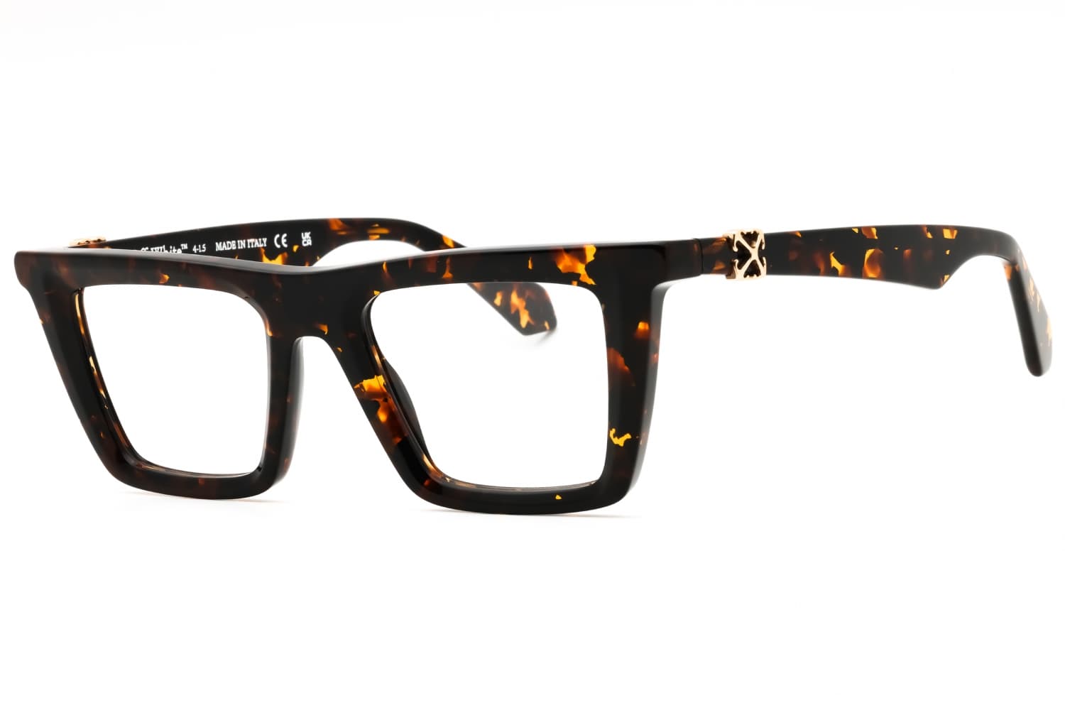 Off White STYLE 7S Eyeglasses Havana 49mm Unisex