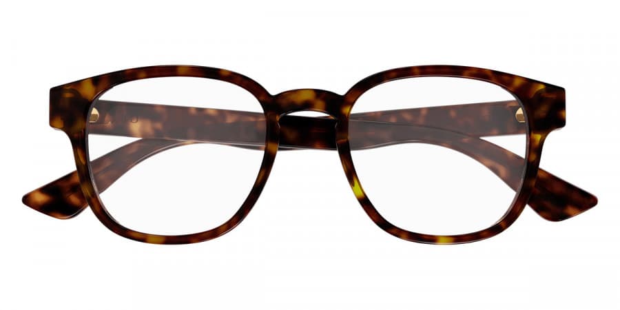Gucci GG1343O 002 Eyeglasses Brown 49mm Unisex 2