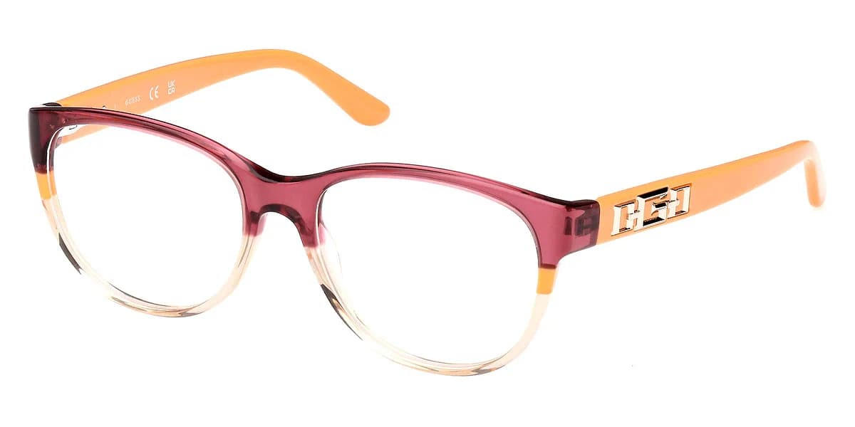 Guess GU2980 044 Eyeglasses Orange 53mm Women