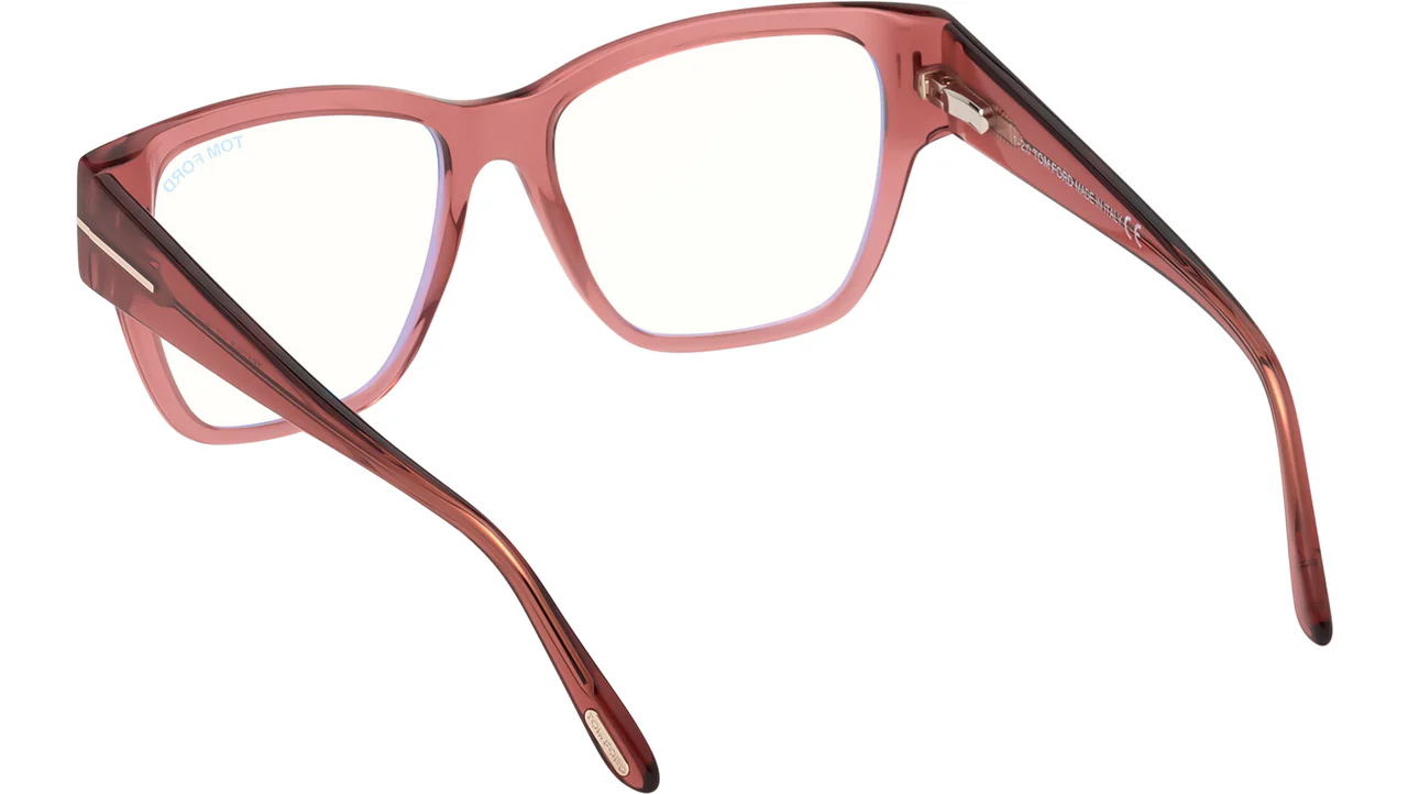Tom Ford FT5745B 072 Eyeglasses Shiny Pink 54mm Women 5