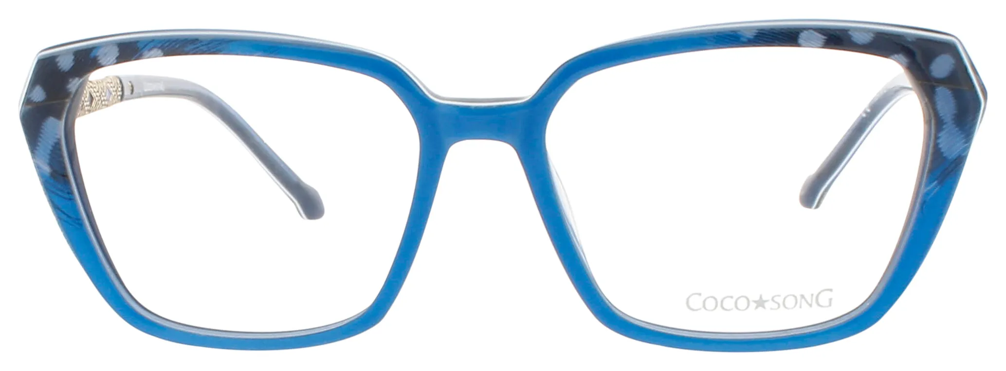 Coco Song HOPE VILLAGE C01 Eyeglasses Blue 54mm Women 2