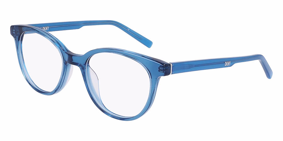 DKNY DK5050 430 Eyeglasses Crystal Blue Teal 50mm Women