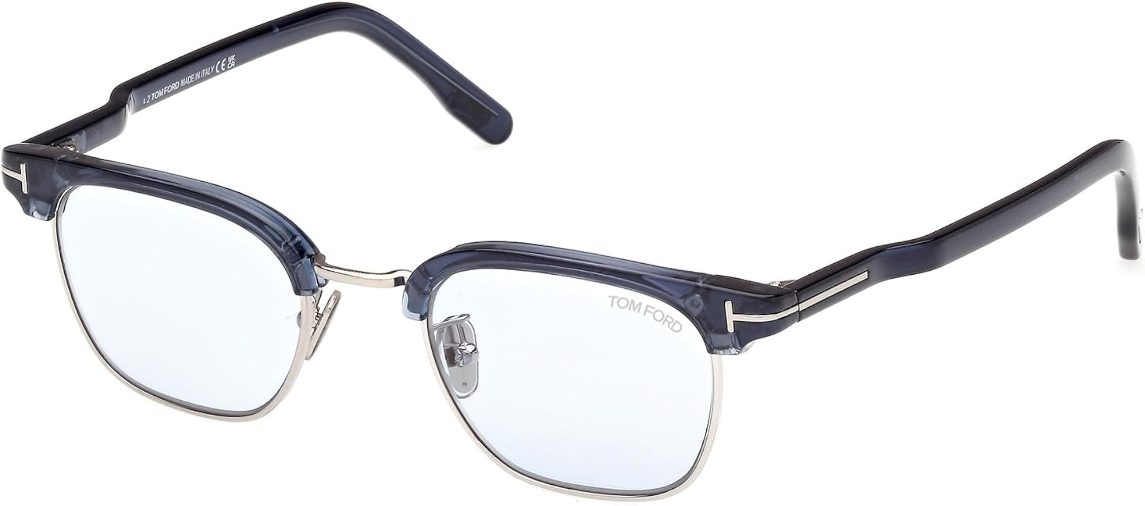 Tom Ford FT1119D 90A Sunglasses Shiny Blue 47mm Men
