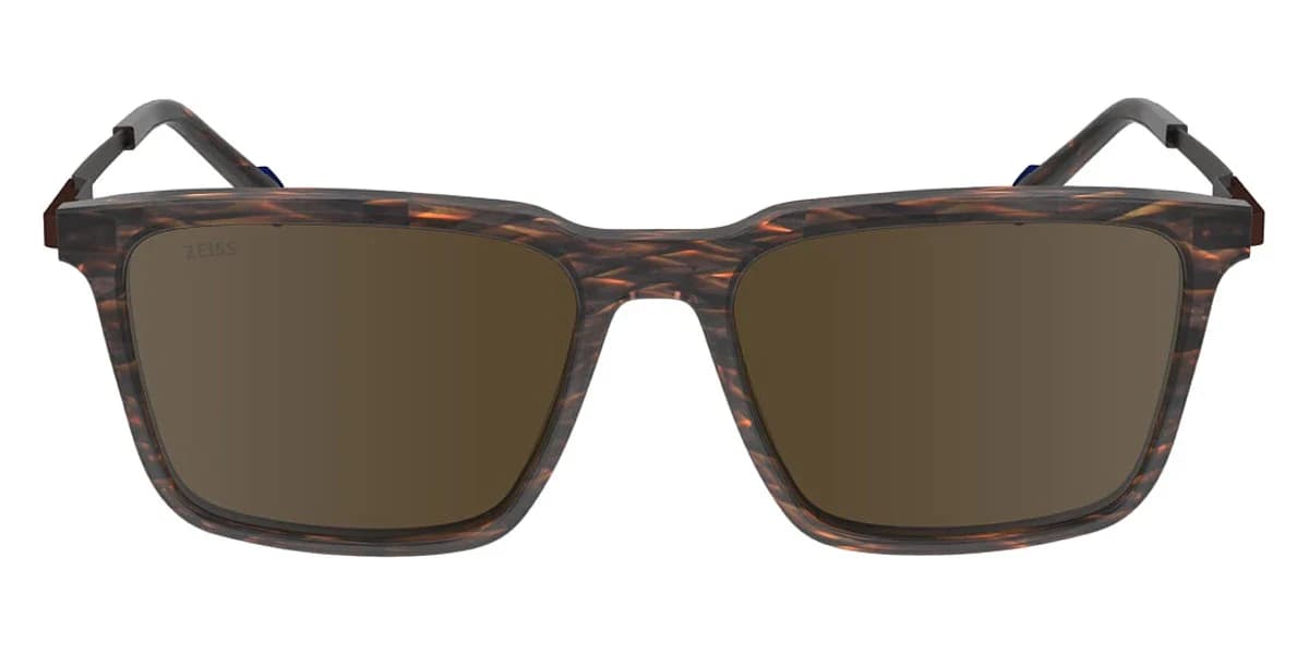 Zeiss ZS23716S 218 Sunglasses Textured Brown 55mm Men 2