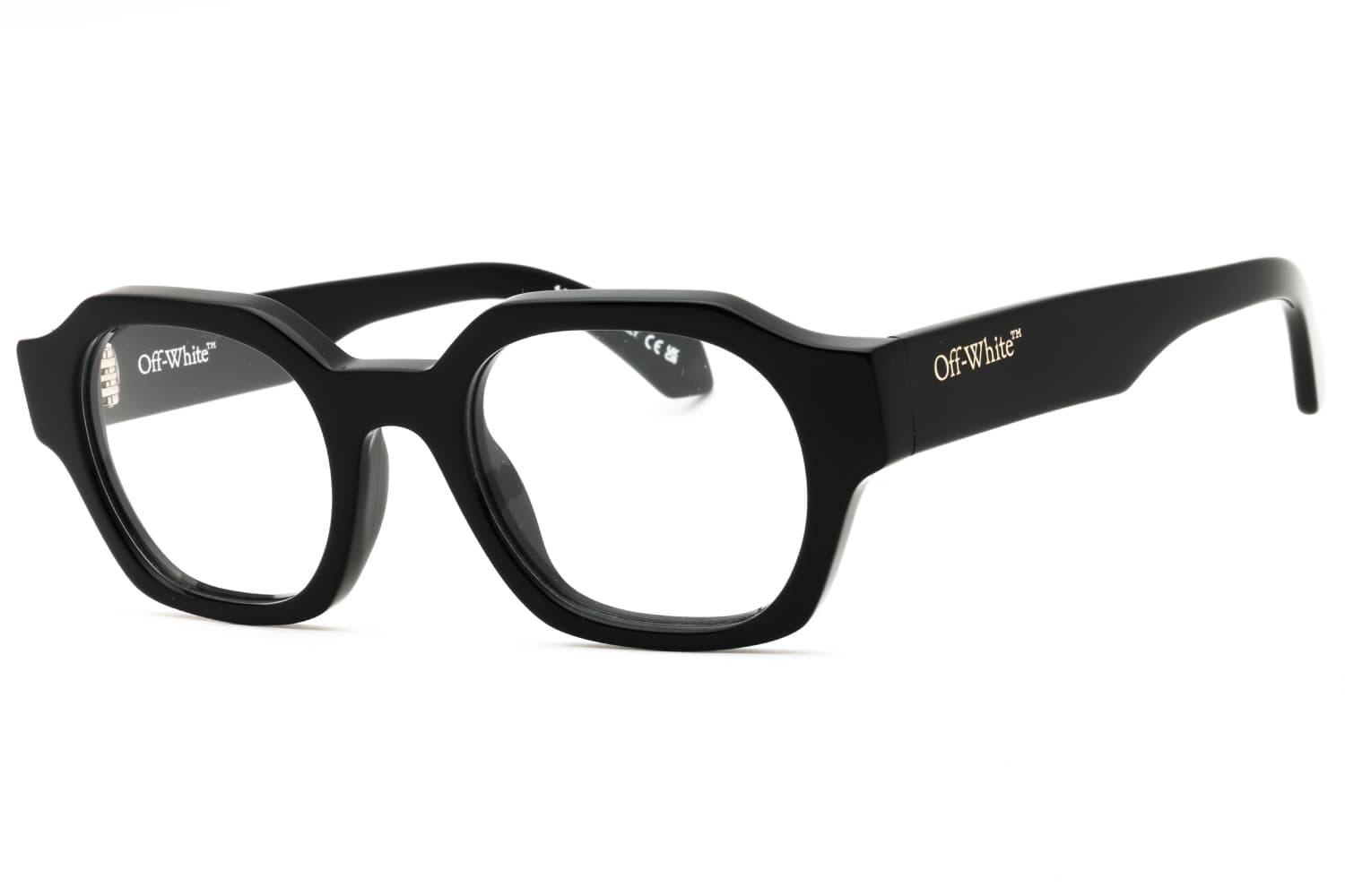 Off White STYLE 7Y Eyeglasses Black 52mm Unisex