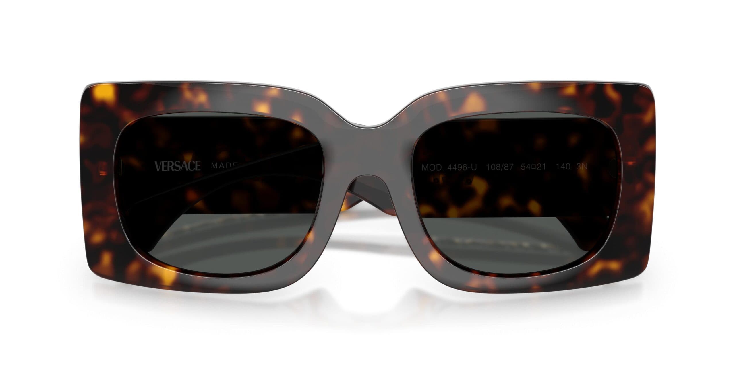 Versace 0VE4496U GB1/87 Sunglasses Havana 54mm Women 5