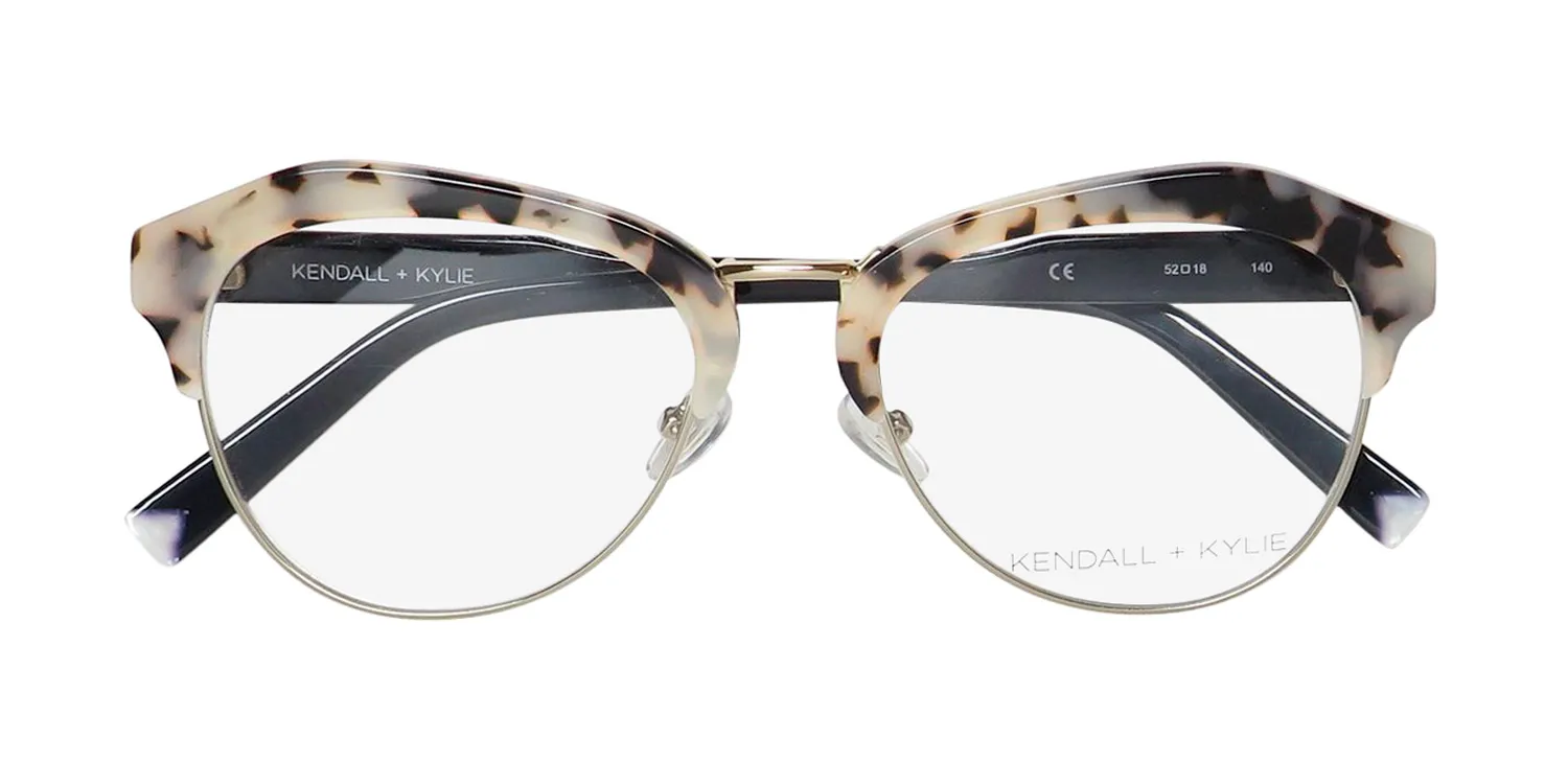 Kendall + Kylie Kko108 Olivia 039 Eyeglasses Taupe 52mm 2